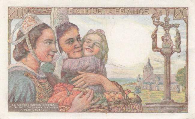 20 Francs 1944 p100a